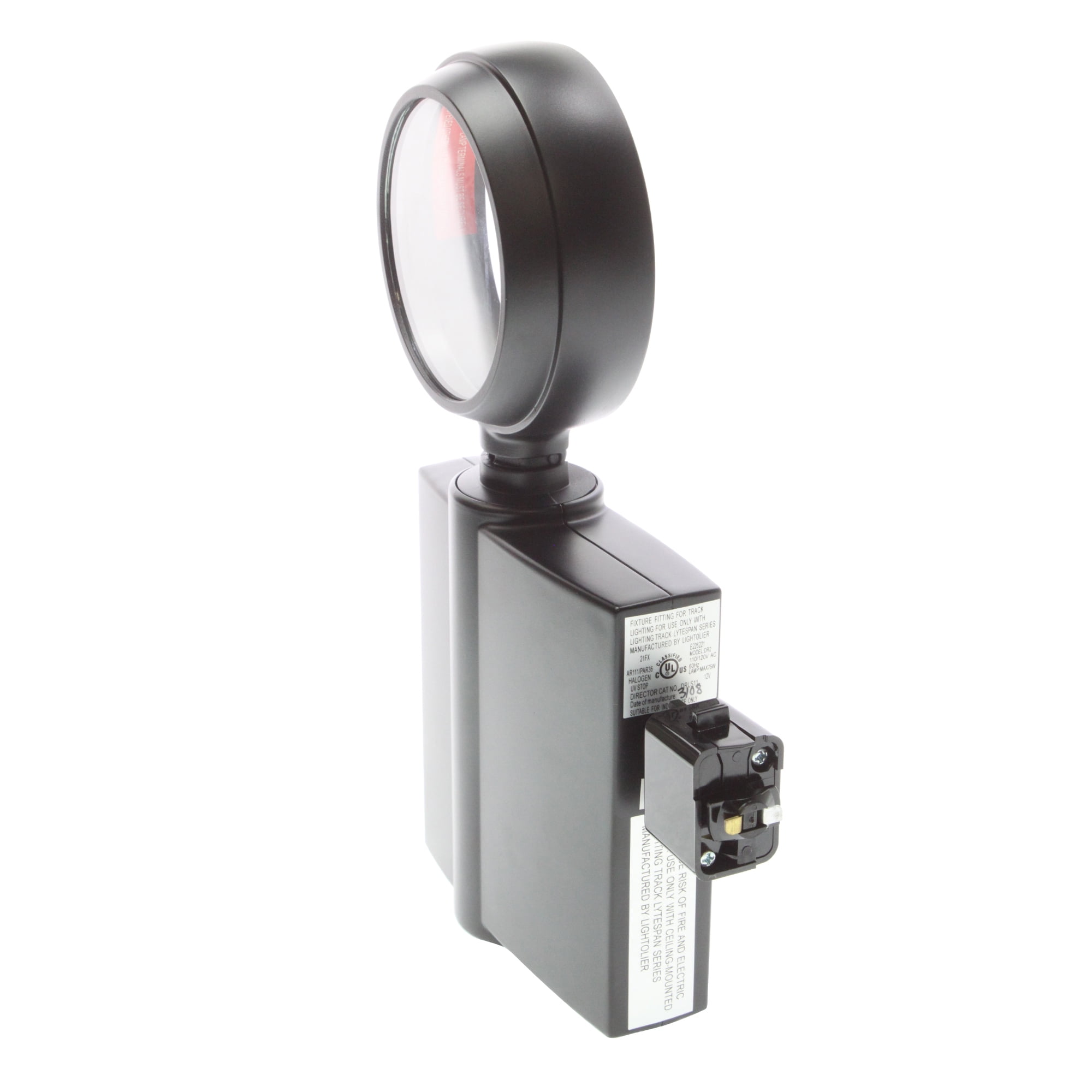 Lightolier DR2LS11BK Lytespan Director Track Lighting, PAR36 AR111, Black