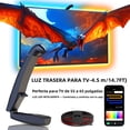 thumbnail image 1 of Tira LED RGB para Pantalla de 55-65 Pulgadas, Retroiluminación LED para TV de 4.5m con Sensor de Sincronización de Pantalla,Control por App Inteligente,Luces Gamer para Monitor PC, Música y Películas, 1 of 14