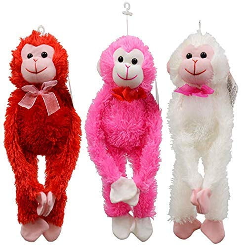 red stuffed monkey
