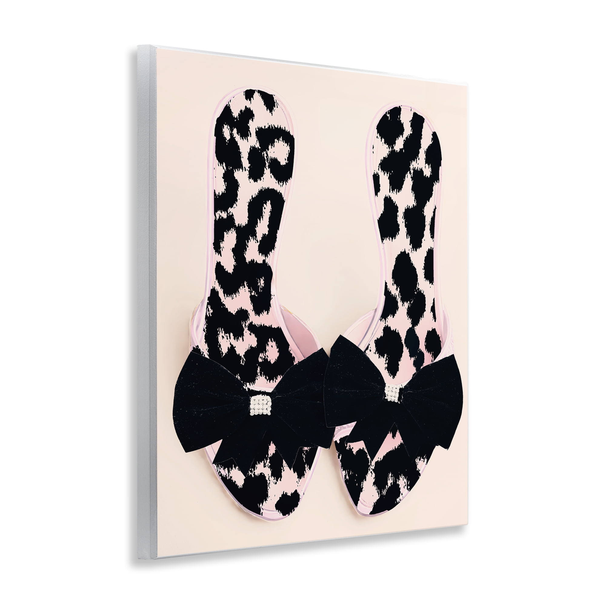 Cat Walk Spotted Shoes Wall Plaque Art, design by Annabelle Hall