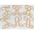 thumbnail image 4 of Wood Letters, Blank 15'' Vine Font E, Craft Wall Hanging Shape, 4 of 5
