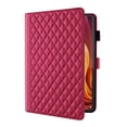 thumbnail image 2 of for Lenovo Tab M11 Plus/K11 Plus 11.45 Inch 2024 Case, Rhombus Pattern Multiple Viewing Angles Stand Slim Folio Cover (Red), 2 of 6