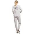 thumbnail image 7 of Sofra Women's Lightweight Cotton Jersey Jogger Pants and Zip-UP Hoodie Jacket Sets, 7 of 7