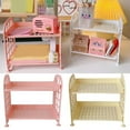 thumbnail image 3 of Desktop Organizer Makeup Storage Rack Mini Desk Dormitory Folding Shelf S Tide X6T2, 3 of 8