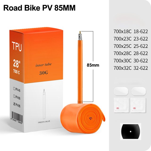 TPU Inner Tube For Road Mountain Gravel Bike Ultralight Inner Tube Replacement 45/65/85mm Valve Cycling Accessories