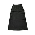thumbnail image 5 of Sedceaty Women Half Dress, Patchwork Zipper Spring Fall Summer Street Casual Party High Waist Skirt, 5 of 7