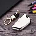 thumbnail image 3 of Mirror Soft TPU Car Key Case Replacement for BMW 525/530li/X3/X1/X5/X6 and Braided Rope Key Chain Auto Styling, 3 of 6