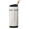 thumbnail image 4 of Bote de basura de baño Inteprter 15L Blanco con tapa de bloqueo, 4 of 6
