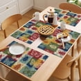 thumbnail image 5 of Vintage Butterflies Placemats Set of 8 Watercolor Country Animal Farm Abstract Place Mats Indoor Wipeable Table Mats Washable Dining Table Placemats for Kitchen Holiday Party Home Decor 13x19 Inch, 5 of 9