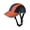 Orange, variant on Colorful Bike Riding Helmet, Universal Size ABS Outdoor Sports Helmet with Leather Finish and Chin Strap, High-Strength Shell with Foam Padding for Comfort, Suitable for Men and Women