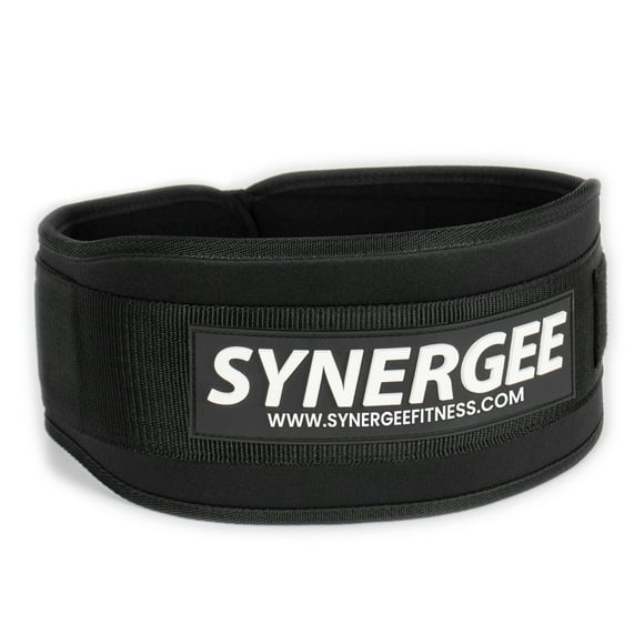 Synergee Ceinture de Musculation 5” Soutien Rembourré pour Squats Deadlifts Dynamophilie & Cross Training - Petit