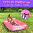 thumbnail image 5 of New Swimline 9052 71" Swimming Pool Inflatable Suntan Tub Float Lounge, 5 of 7