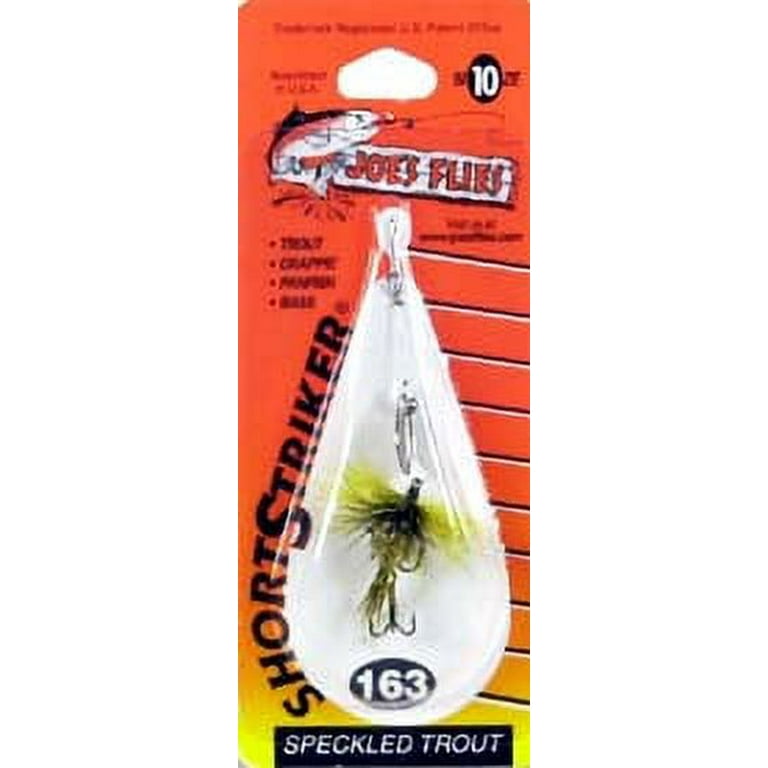 Joe's Flies Inline Spinner Short Striker Size 10 Gold/Yellow