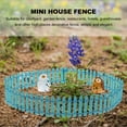 thumbnail image 1 of WESIEVYA 2pcs Fence Micro Landscape Fence Props Blue Bendable Guesthouse Decorations, 1 of 5