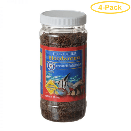 SF Bay Brands Freeze Dried Blood Worms 1 oz - Pack of