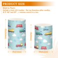 thumbnail image 6 of Yayeee Flameless Candles with Remote Flickering Battery Operated Multi Color Changing, Blue Trains Pattern, 6 of 7