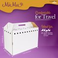 thumbnail image 4 of MiMu Small Pet Carrier - 12p Cardboard Cat Crate for Travel and Vet Appointments, 4 of 7