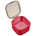 thumbnail image 1 of 1 caja portátil para guardar aparatos dentales, caja de limpieza (roja), 1 of 4