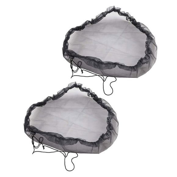 Langgg 2 Pieces Rain Barrels Mesh Cover Portable Outdoor Garden Leaves Pest Water Bucket Protector Harvesting Accessories