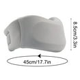 thumbnail image 2 of Blueek Orthopedic Pillow Tractor Neck/Spine Pain Relief Neck Protector Support Cushion Soft Foam 360 Degree Protection Chin Curve Design, 2 of 6