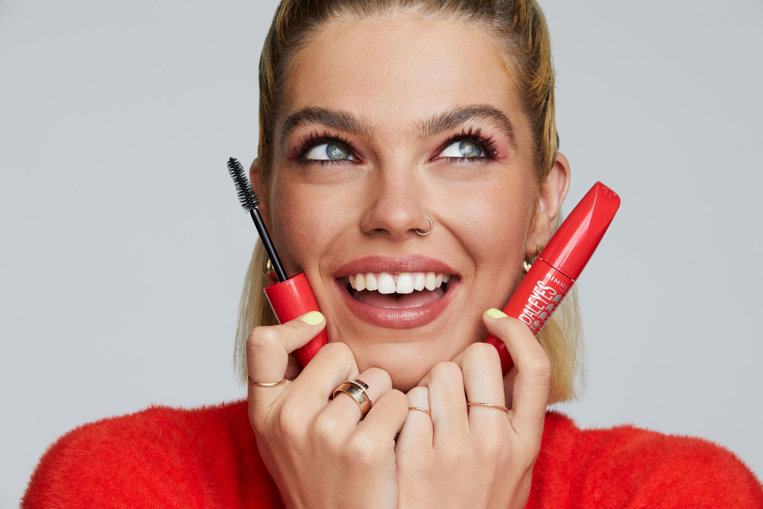 (2 pack) RIMMEL Scandaleyes Clean Volume On Demand Mascara, 001 Extreme Black, 0.040 fl oz