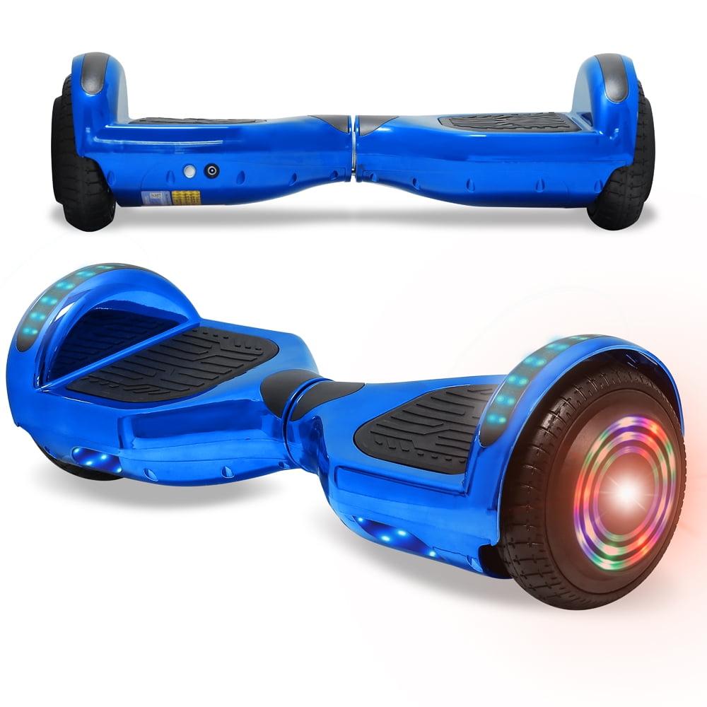 NHT Hoverboard Electric Self Balancing Scooter with Build in Bluetooth Speaker Hover Board LED Lights Safety Certified 