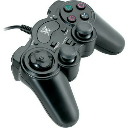 Sakar PS2-120 Wired Dual Shock Game Pad