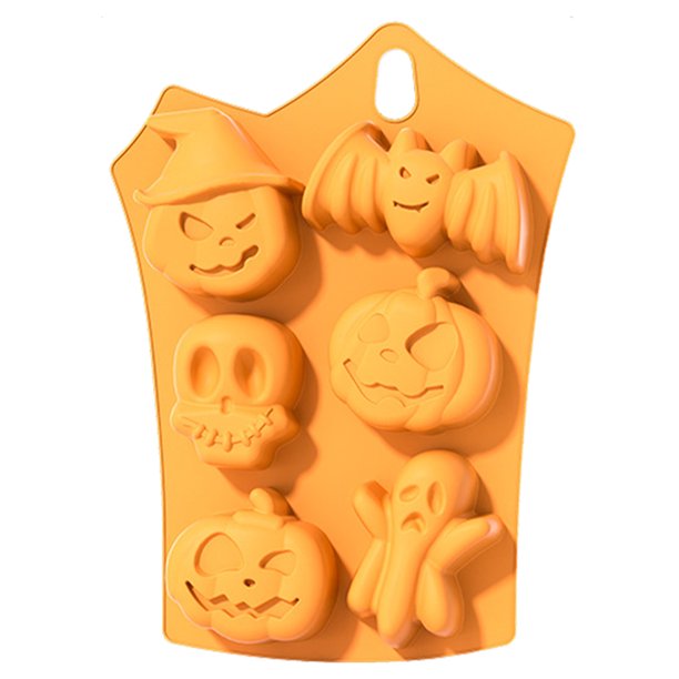 Molde Halloween Chocolate Antiadherente Hornear Fondant Herramienta (Tipo 1)