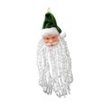 thumbnail image 2 of Adorno colgante de cabeza de Papá Noel Strade Fareast Limited decoración navideña 30 cm x 10 cm, 2 of 8