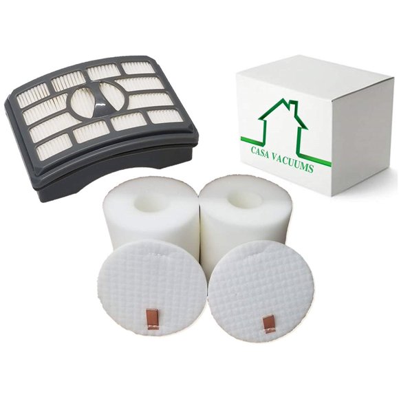 Casa Vacuums 2+1 Pack pour Shark Rotator Professional Lift-Away NV500 NV501 NV502 NV503 NV505 NV510 NV520 NV550 NV552 NV642 UV560 Kits de Remplacement HEPA & 2 Filtres en Mousse, Comparer à XHF500 XFF500