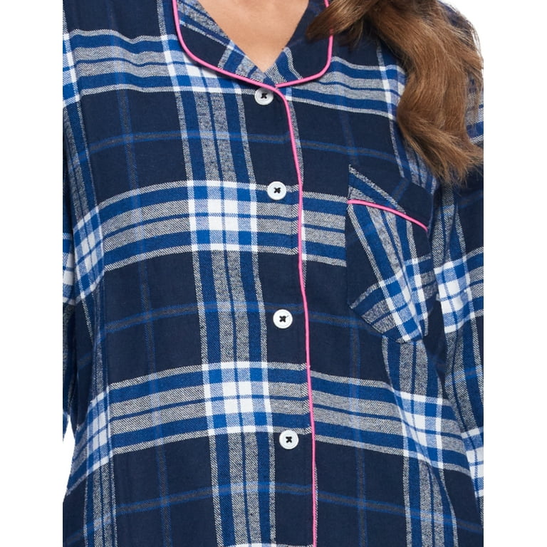 Women's Pima Cotton Button-Down Pajama Set