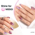 thumbnail image 5 of Gellen Cat Eye Gel Nail Polish, 18ML Dual Colour Natural Glitter Gel Polish Set, Soak off Nail Gel Polish At Home DIY Salon Use, Purple Pink, 5 of 9