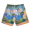 thumbnail image 7 of FORMRS Boys Swim Trunks Quick Dry Mesh Liner Boardshorts Sizes XS-XL, Blue Window, 7 of 7