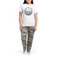thumbnail image 4 of CafePress - Volleyball Gifts Pajamas - Women's Short Sleeve Print T-Shirt and Pants Light Cotton Pajama Set, 4 of 7