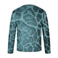 thumbnail image 5 of T-Shirt à Manches Longues pour Homme avec Imprimé Graphique, Haut Décontracté à Col Rond, Tissu en Polyester Doux pour un Confort et un Style au Quotidien, 5 of 5