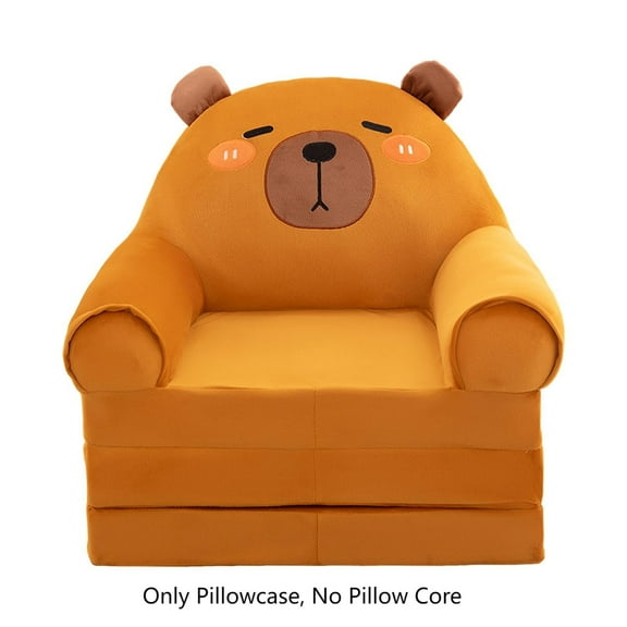 Folding Children's Sofa Backrest Armchair 2 in 1 Folding Children's Sofa Cute Cartoon Lazy Sofa Without Padding Or Padding Core