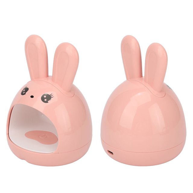 Lámpara De Uñas LED De Secado Rápido, Mini Secador De Uñas En Forma De Conejito Con Luz Portátil Y Suave Para Uso En Salón