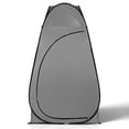 thumbnail image 4 of Portable Outdoor Pop-up Toilet Dressing Fitting Room Privacy Shelter Tent Dark Gray, 4 of 10