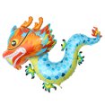 thumbnail image 3 of 5 Pcs Ballons du Nouvel An Chinois Ballons en Forme de Dragon Ballon de Festival du Printemps pour le Nouvel An, 3 of 9