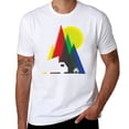 thumbnail image 1 of Camiseta de camping al atardecer, camiseta de manga corta, ropa estética, ropa linda, nueva edición, camisetas gráficas para hombre divertidas, 1 of 6