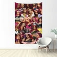 thumbnail image 1 of Tapiz de Sasha Banks con impresión de póster para colgar en la pared, arte de pared, tapiz para dormitorio, sala de estar, pasillo, dormitorio, decoración del hogar, 60 x 51 pulgadas, 1 of 8