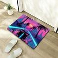 thumbnail image 5 of Autua Diatom Mud Mats Non-Slip Futuristic Landscape Palm Trees Home Theme 24x16in, 5 of 5