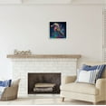 thumbnail image 2 of Stupell Industries Abstract Seahorse Vivid Hues Coastal Painting White Framed Art Print Wall Art, 2 of 7