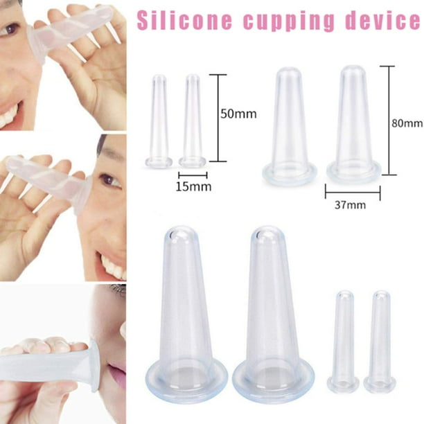Silicone Cupping Therapy Set - Anti Cellulite Cups For Muscle Pain Relief