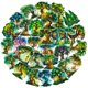 thumbnail image 1 of Pegatinas holográficas con forma de árbol mágico, 50 unidades, de vinilo impermeable, 1 of 2