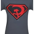 thumbnail image 2 of Superman Red Sun Symbol Mens Grey T-Shirt | S, 2 of 3