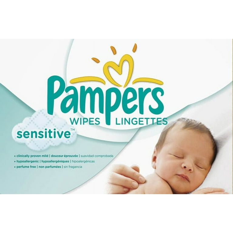 Wholesale Pampers Sensitive Baby Wipes - Pack of 18 - Weiner's LTD