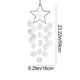 thumbnail image 3 of Star And Seashell Wind Chime Ornaments Woven Dreamcatcher Decorations, 3 of 7
