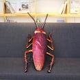 thumbnail image 2 of 21 inch Realistic Cockroach Plush Toy Giant Insect Stuffed Animal Pillow Soft Decorative Cushion Funny Bug Doll for Friends Adults Home Decor Unique Prank Gift, 2 of 4