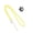 Yellow, variant on Camera Lanyard High Strength Nylon Safety Tether With Buffered Mount Multiple Color For Sports Camera Anti Loss